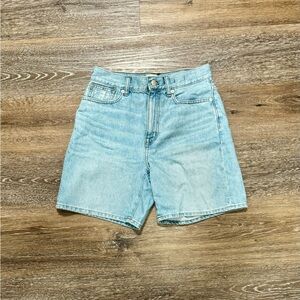 nwot Madewell Baggy Jean Shorts